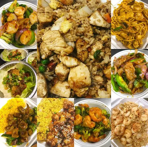 China Cafe food collage
